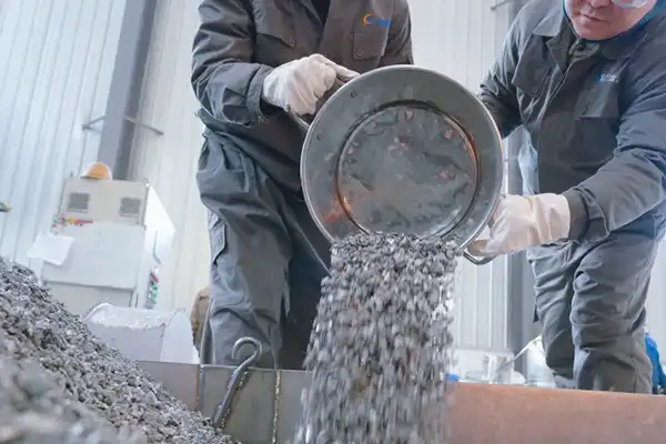 Raw material processing