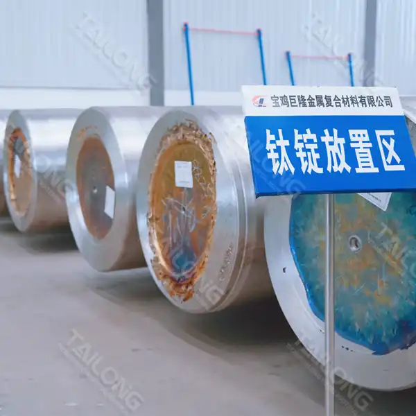 High-Purity Titanium Ingot Stock production: EB and VAR melting